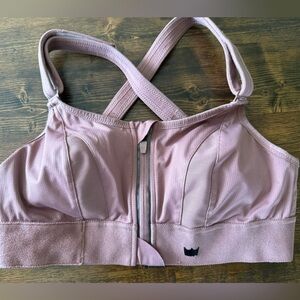 SHEFIT light pink adjustable sports bra